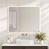LUNA LED Rectangular Frameless Mirror 750x900mm 