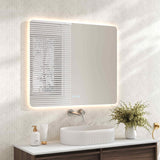 LUNA LED Rectangular Frameless Mirror 750x900mm 