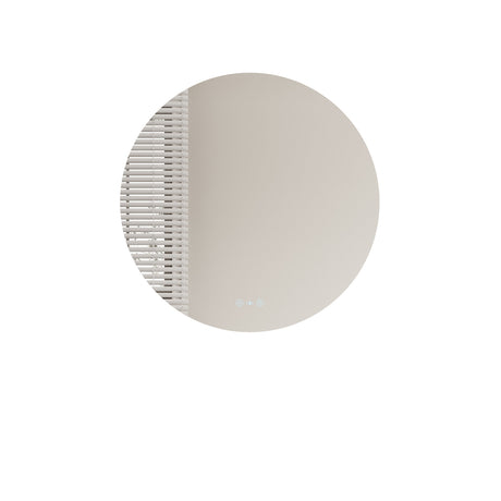 LUNA LED Round Frameless Mirror