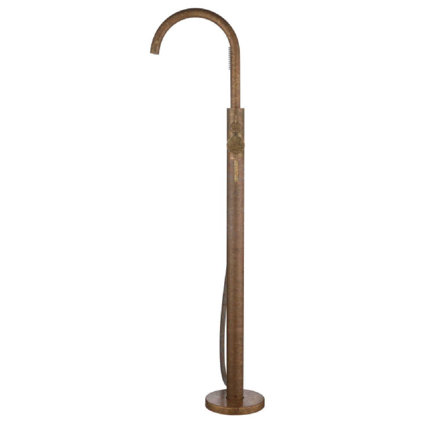 LVB Mica Freestanding Mixer with Hand Shower - Bath Spout