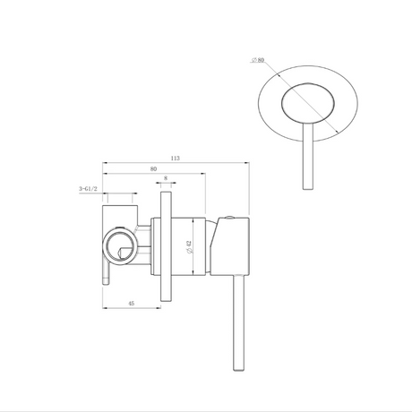 LVB Mica Shower Mixer