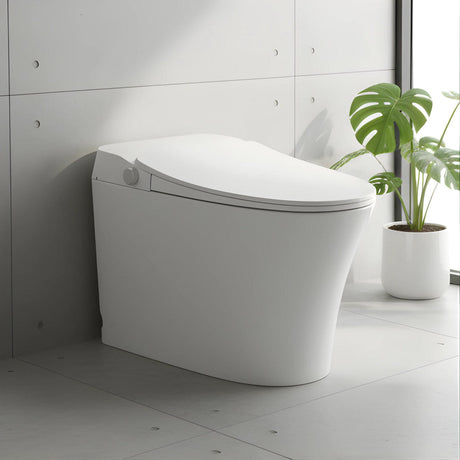 Lafeme NEOVANTA Cisternless Smart Toilet With Wireless Remote Gloss White