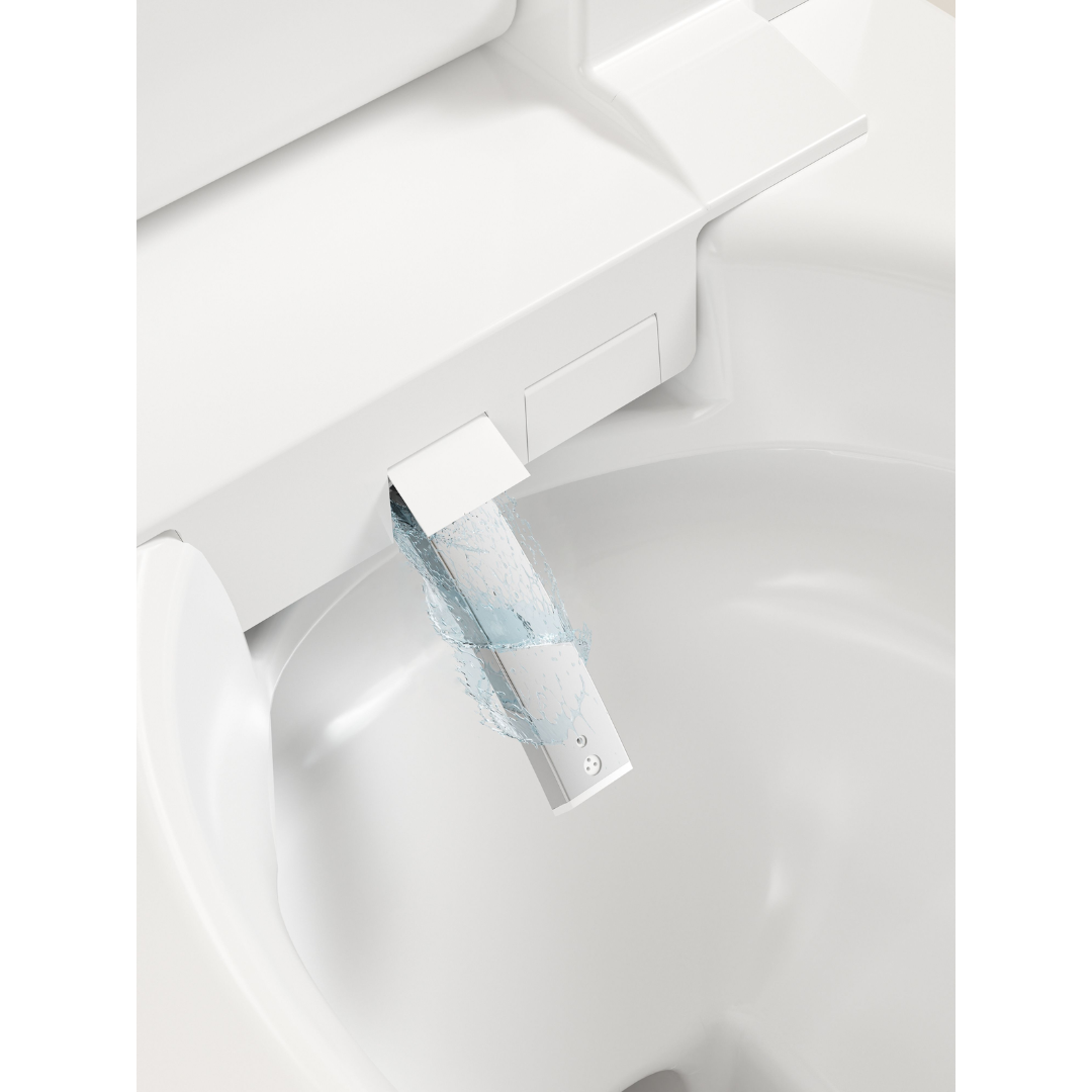 Lafeme NEOVANTA Cisternless Smart Toilet With Wireless Remote Gloss White