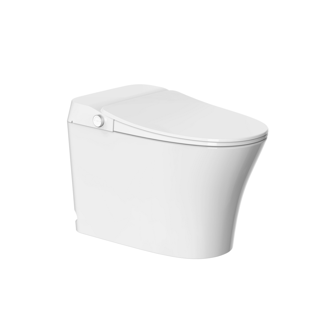 Lafeme NEOVANTA Cisternless Smart Toilet With Wireless Remote Gloss White