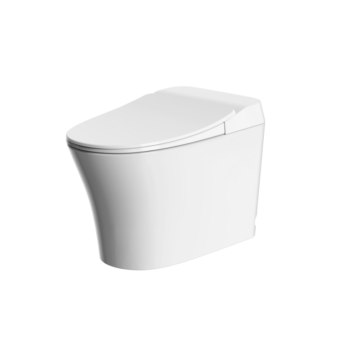 Lafeme NEOVANTA Cisternless Smart Toilet With Wireless Remote Gloss White