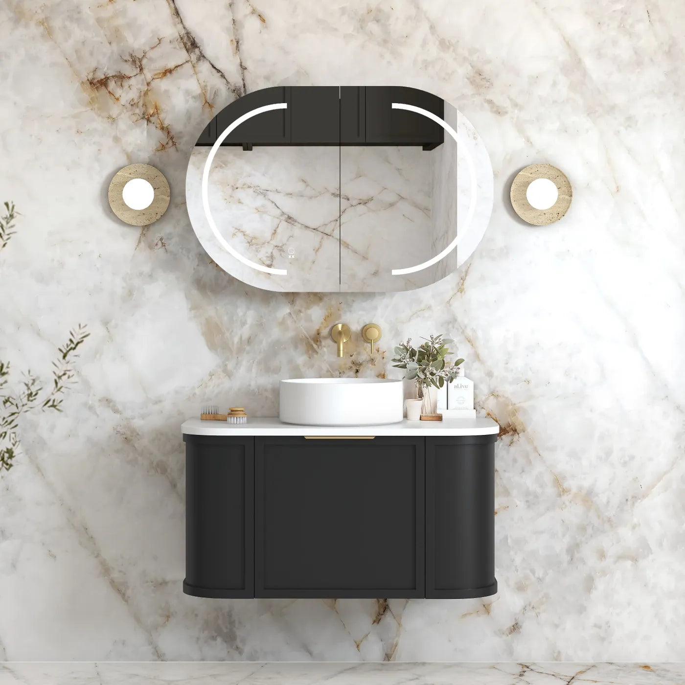 Lancaster Black Vanity 750