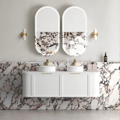 Lancaster White Vanity 1500