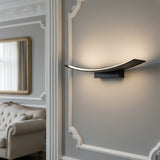 Larz 12W Led Wall Light Black