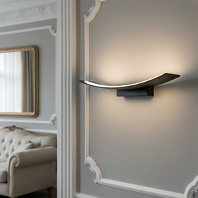 Larz 12W Led Wall Light Black