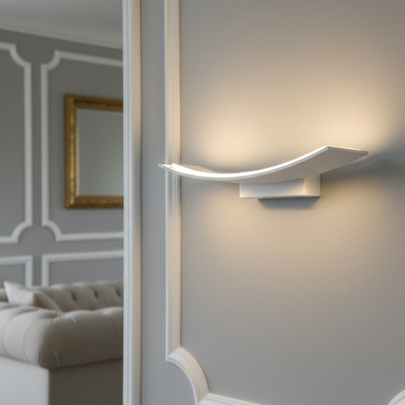 Larz 12W Led Wall Light White