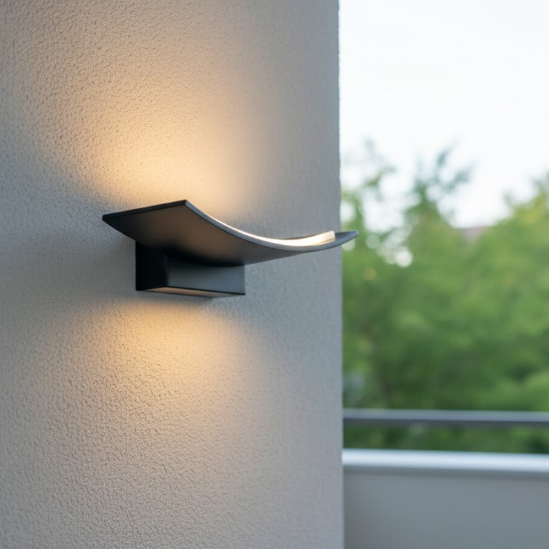 Larz 6W Led Wall Light Black