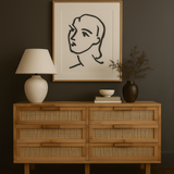 Laurel Chest of Teak Drawers - Natural 1.6m