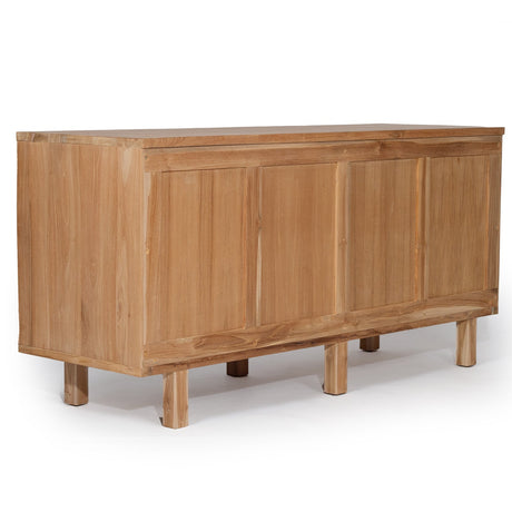 Laurel Chest of Teak Drawers - Natural 1.6m