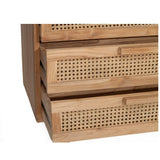 Laurel Chest of Teak Drawers - Natural 1.6m