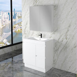 Riva LESS Freestanding Vanity Gloss White (All Sizes)