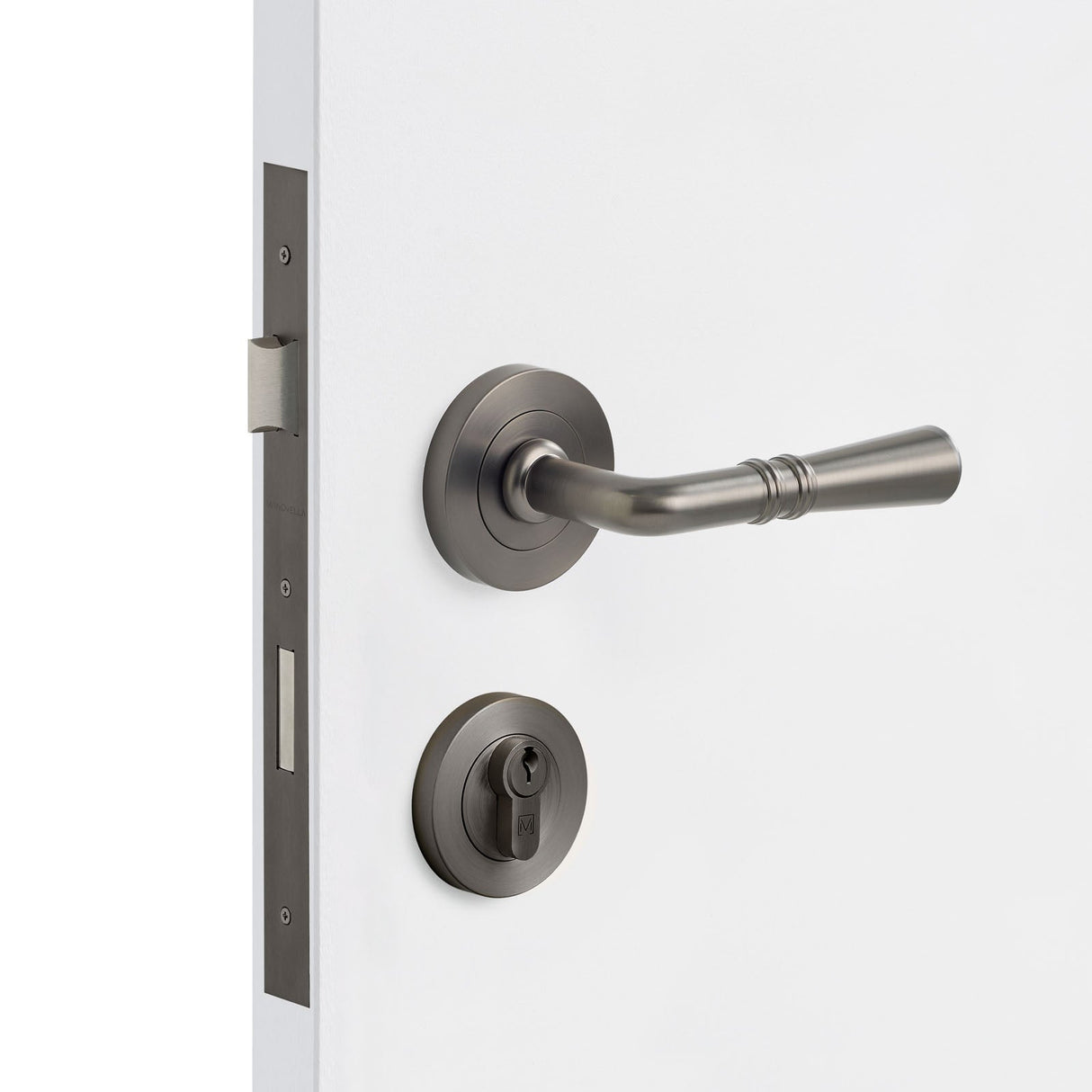 Manovella Entrance Door Kit- Lexton-Gunmetal
