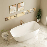 Libra Freestanding Gloss White Bathtub (1700mm)