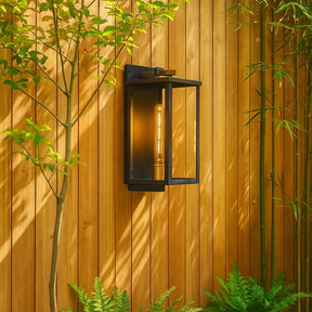 Lille  Exterior Wall Light Black IP43