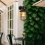Lincoln Exterior Wall Light Black IP44