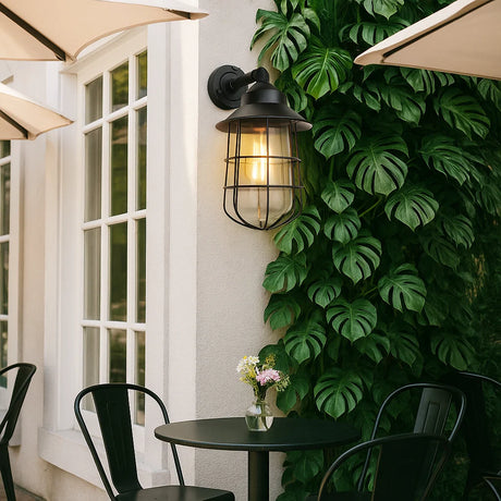 Lincoln Exterior Wall Light Black IP44