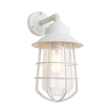 Lincoln Exterior Wall Light White IP44