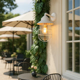 Lincoln Exterior Wall Light White IP44