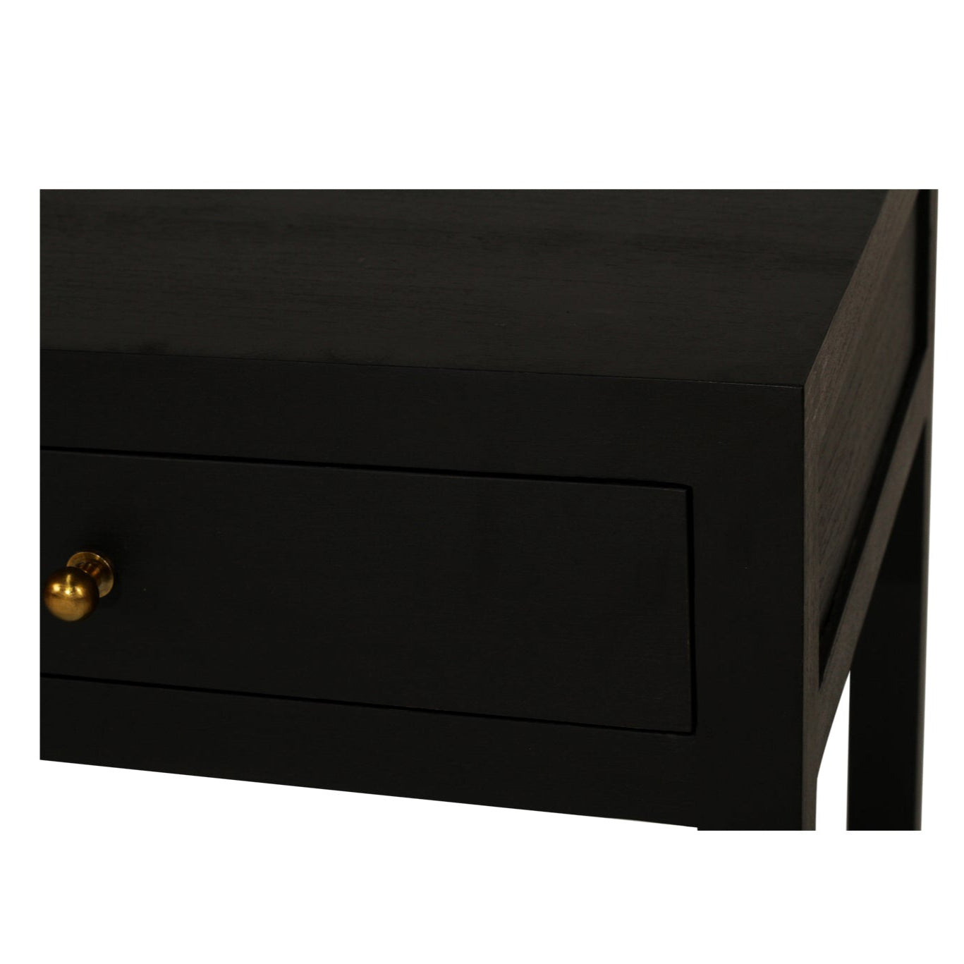 Linden Console Solid Hardwood Table - 1.5m – Black