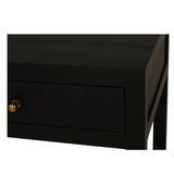 Linden Console Solid Hardwood Table - 1.5m – Black