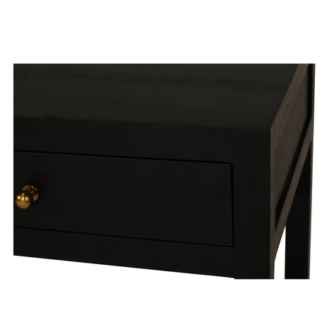 Linden Console Solid Hardwood Table - 1.5m – Black