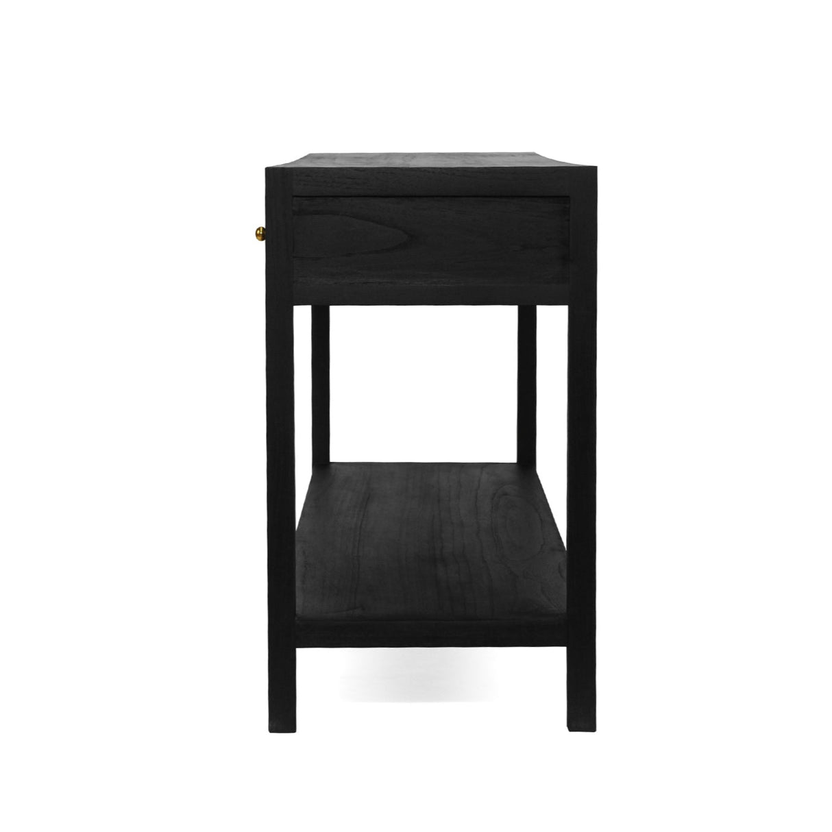 Linden Console Solid Hardwood Table - 2.0m – Black