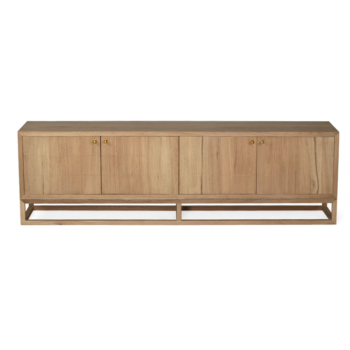 Livia American Oak Entertainment Unit – Four Door 2m