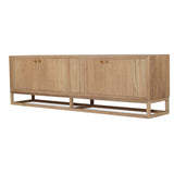 Livia American Oak Entertainment Unit – Four Door 2m