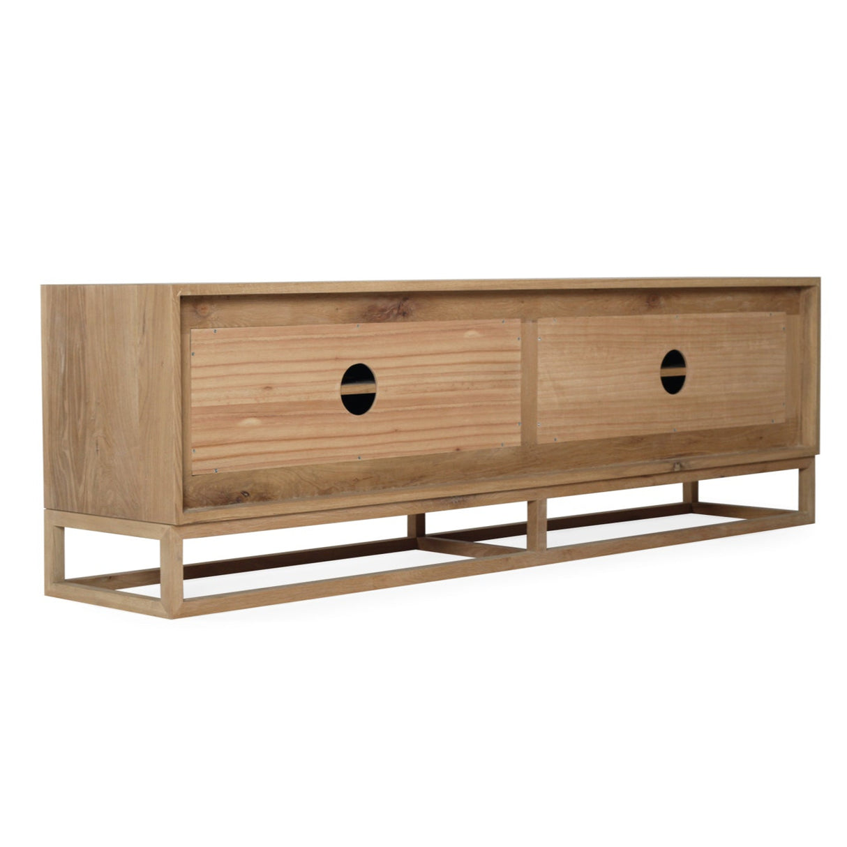 Livia American Oak Entertainment Unit – Four Door 2m