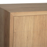 Livia American Oak Entertainment Unit – Four Door 2m