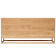 Livia Chest Of  American Oak  Drawers – 1.85m
