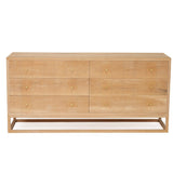 Livia Chest Of  American Oak  Drawers – 1.85m
