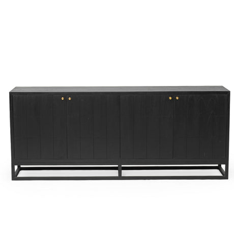 Livia Four Door Solid White Cedar Sideboard 2m