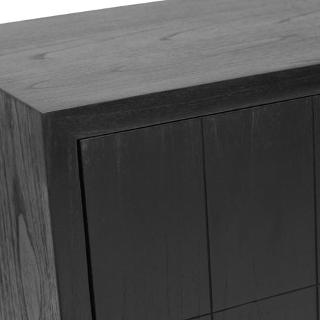 Livia Four Door Solid White Cedar Sideboard 2m