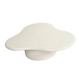 Lorenzo Micro Cement Organic Coffee Table – 1.0m (Clover) – Ivory