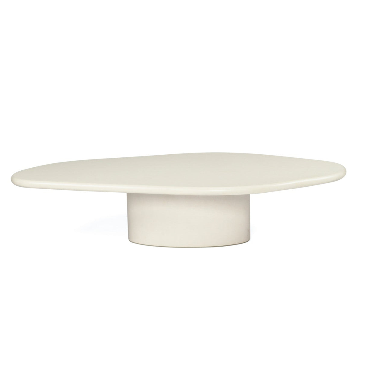Lorenzo Micro Cement Organic Coffee Table – 1.6m – Latte