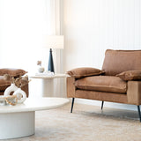 Lorenzo Micro Cement Organic Coffee Table – 1.6m – Latte