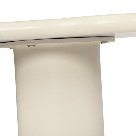 Lorenzo micro cement Organic Side Table – 0.65m – Latte