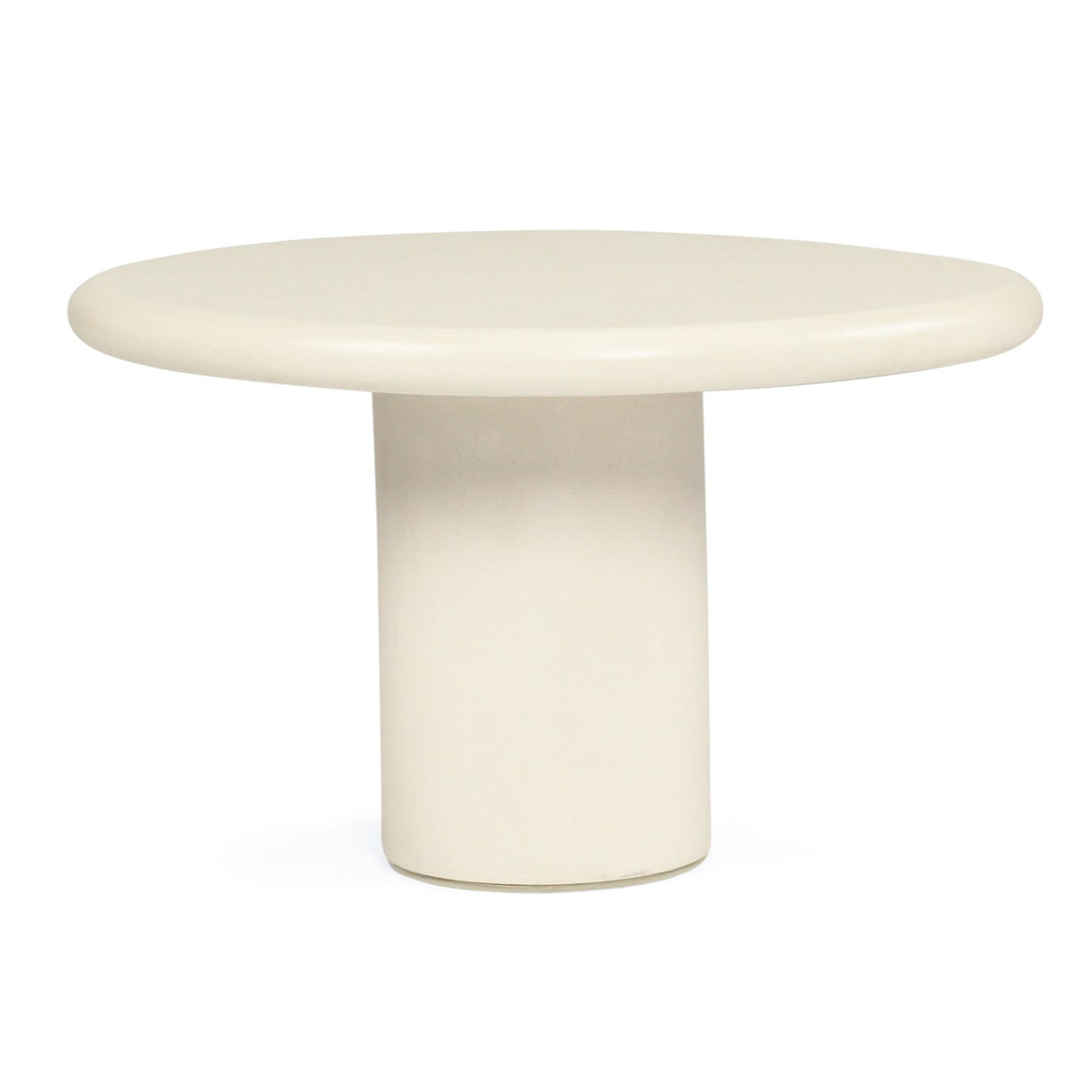 Lorenzo micro cement Organic Side Table – 0.6m (Low) – Latte
