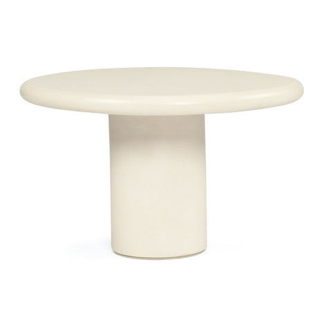 Lorenzo micro cement Organic Side Table – 0.6m (Low) – Latte