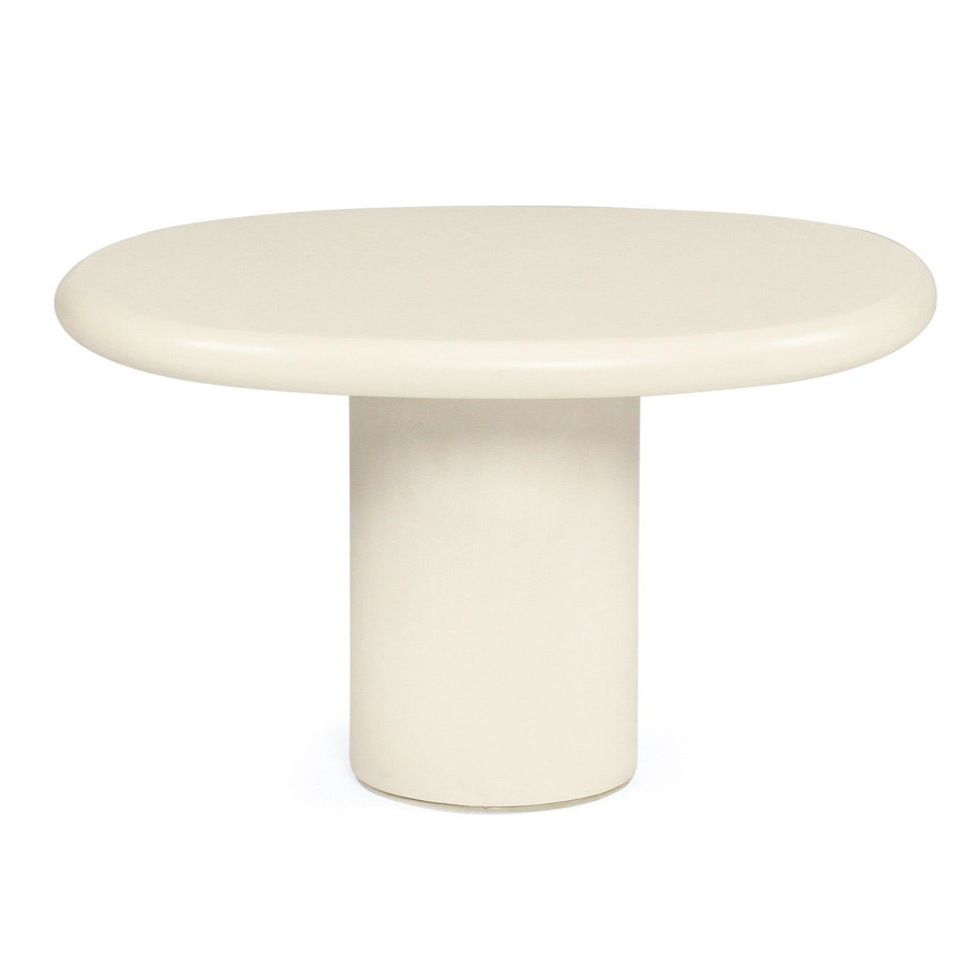 Lorenzo micro cement Organic Side Table – 0.6m (Low) – Latte