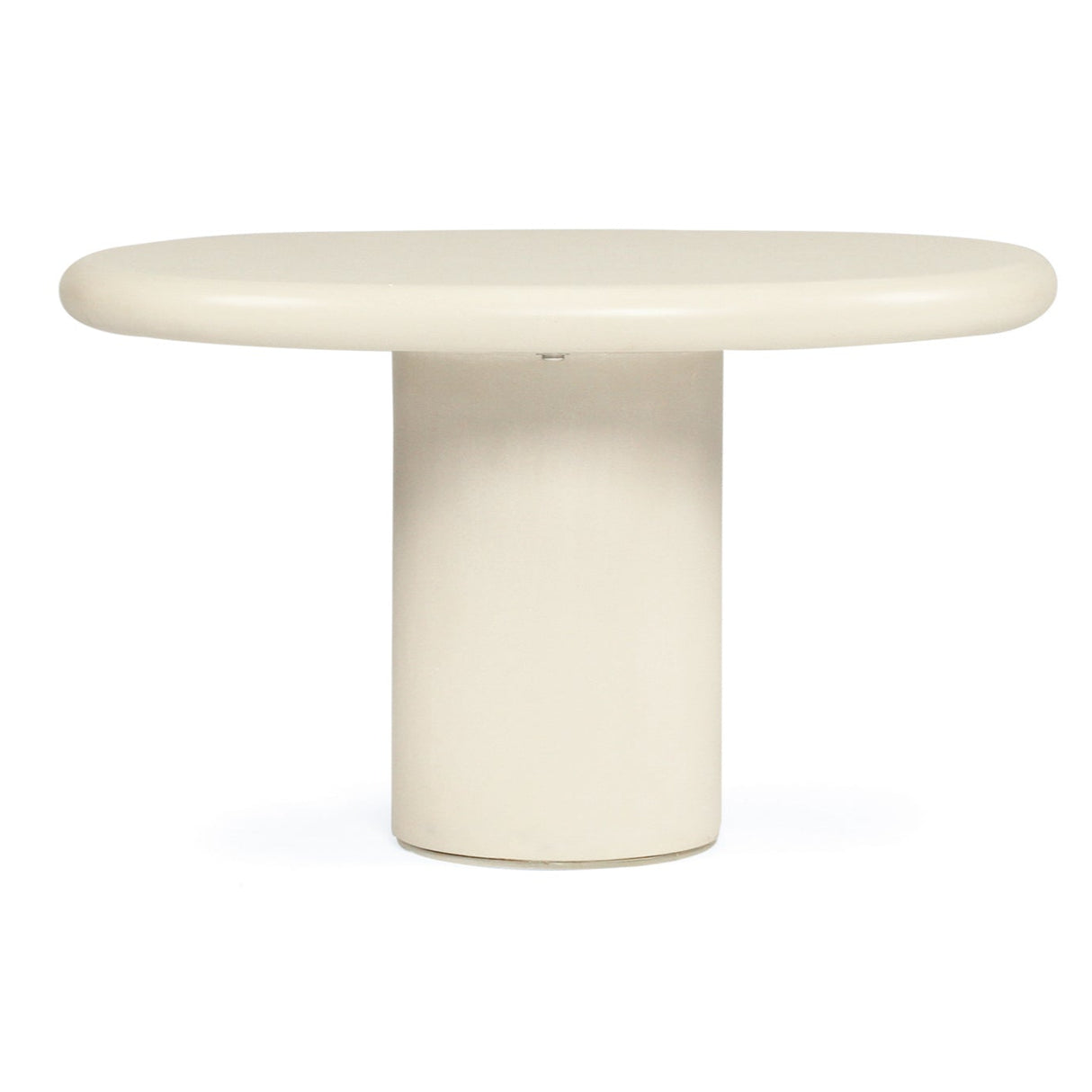 Lorenzo micro cement Organic Side Table – 0.6m (Low) – Latte