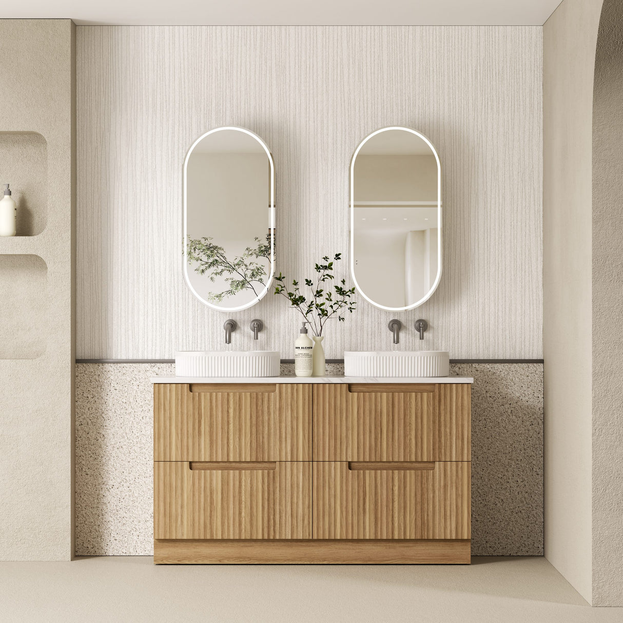 Lovina Floor Standing Vanity Harvest Oak (All Sizes)