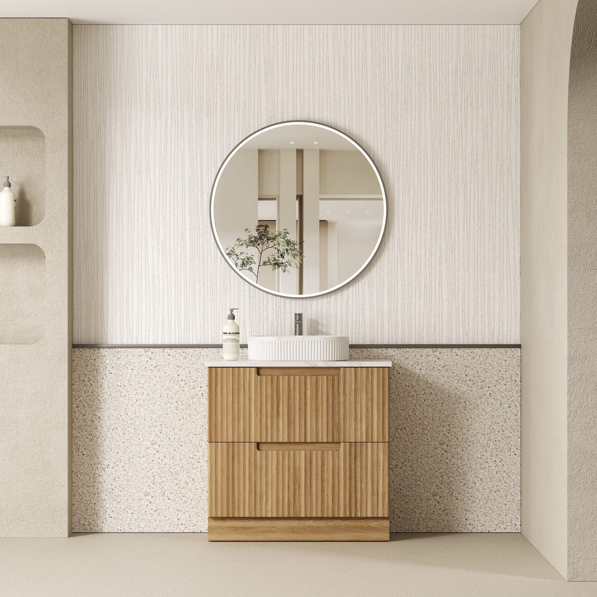 Lovina Floor Standing Vanity Harvest Oak (All Sizes)