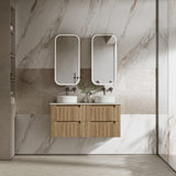 Lovina Tier Wall Hung Vanity Harvest Oak (All Sizes)