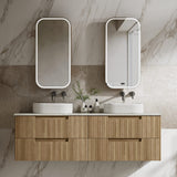 Lovina Tier Wall Hung Vanity Harvest Oak (All Sizes)